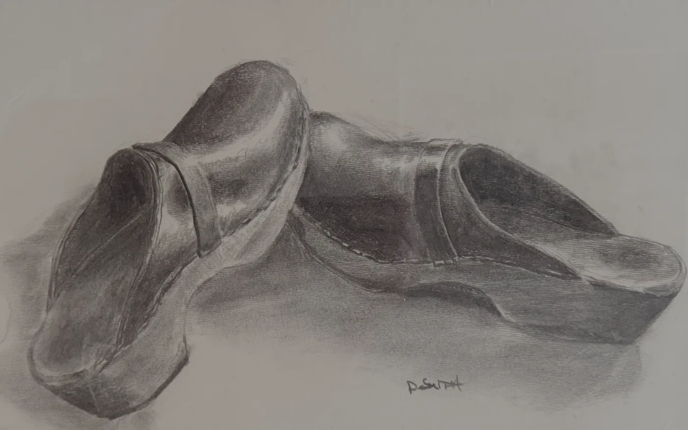 Clogs drawing by David Harris Smith